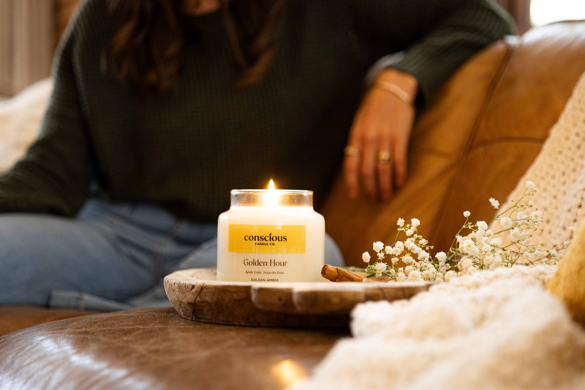 Conscious Candle Co. hand-poured soy candle