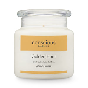 Golden Amber Soy Candle – Golden Hour