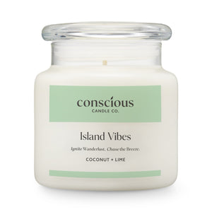 Coconut & Lime Soy Candle – Island Vibes