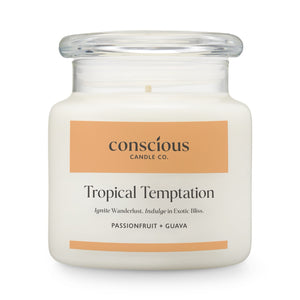 Passionfruit & Guava Soy Candle – Tropical Temptations