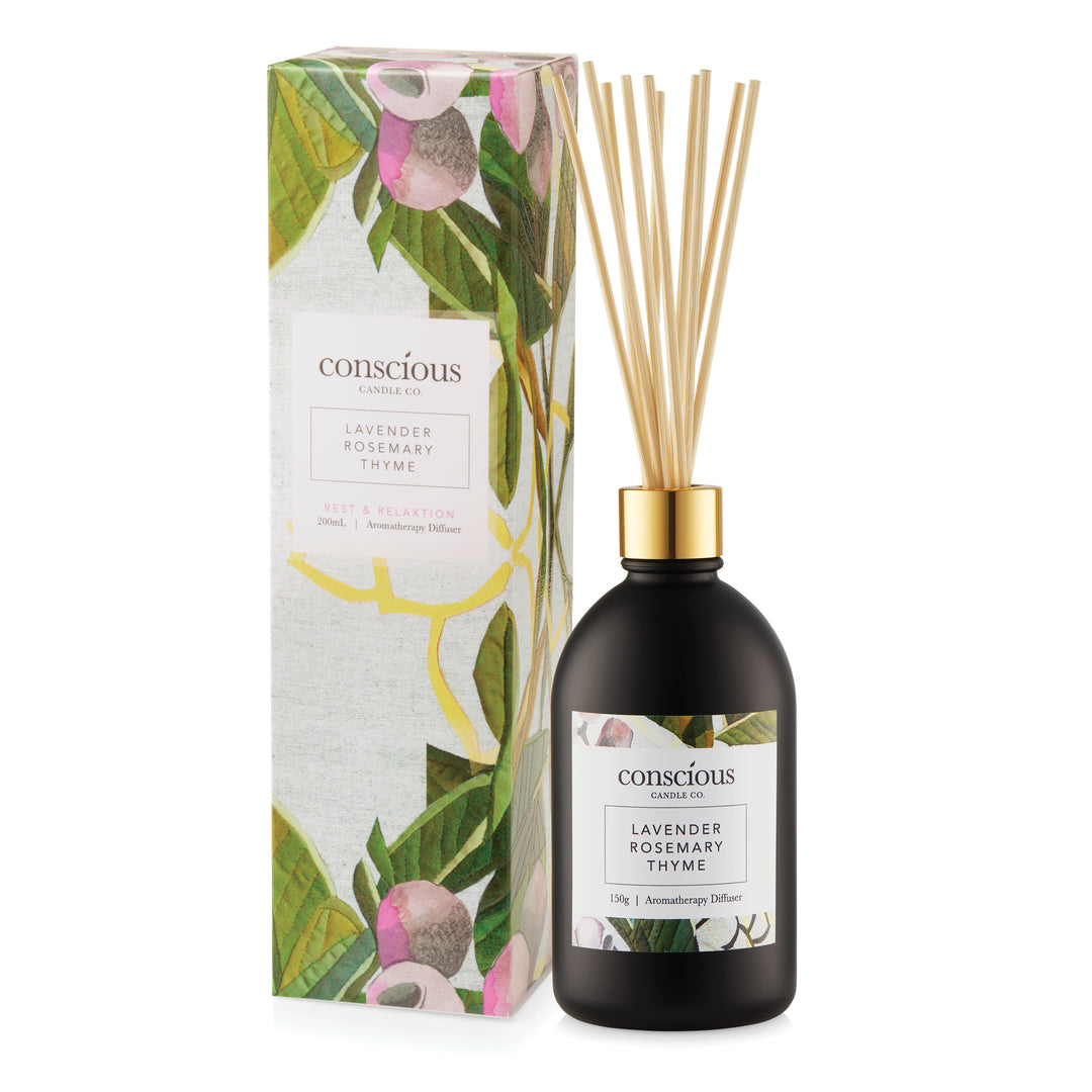 Lavender, Rosemary & Thyme Aromatherapy Diffuser 200mL