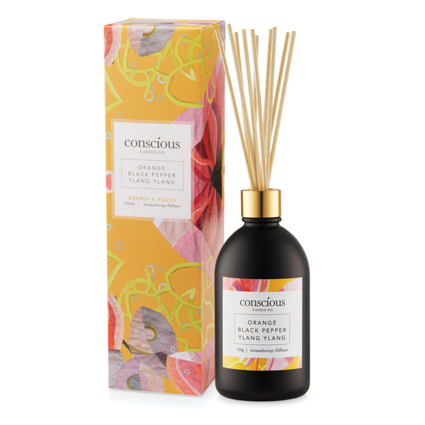Orange, Black Pepper & Ylang Ylang Aromatherapy Diffuser 200mL