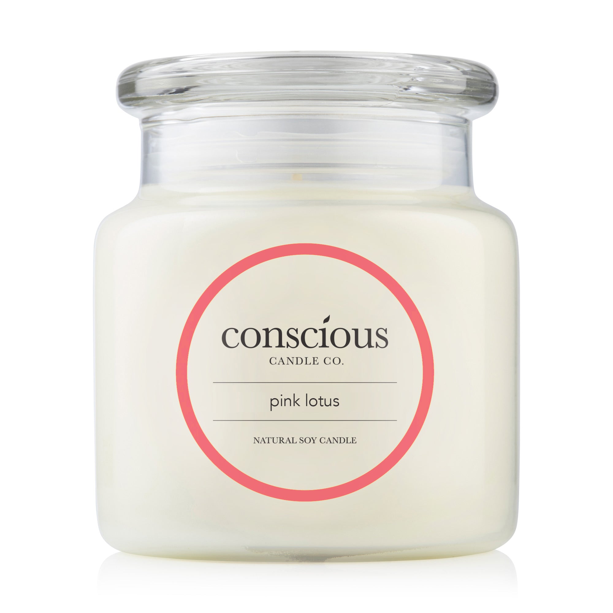 Pink Lotus 510g Natural Soy Candle