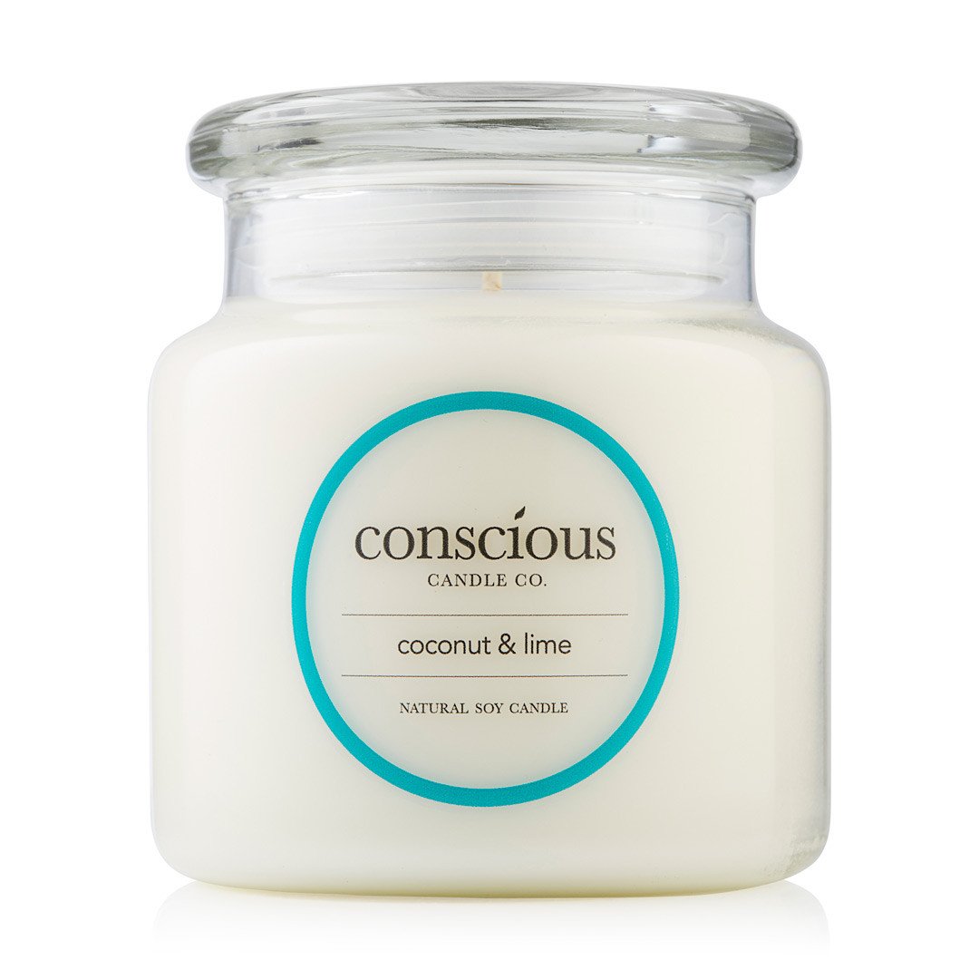 Coconut & Lime 510g Natural Soy Candle