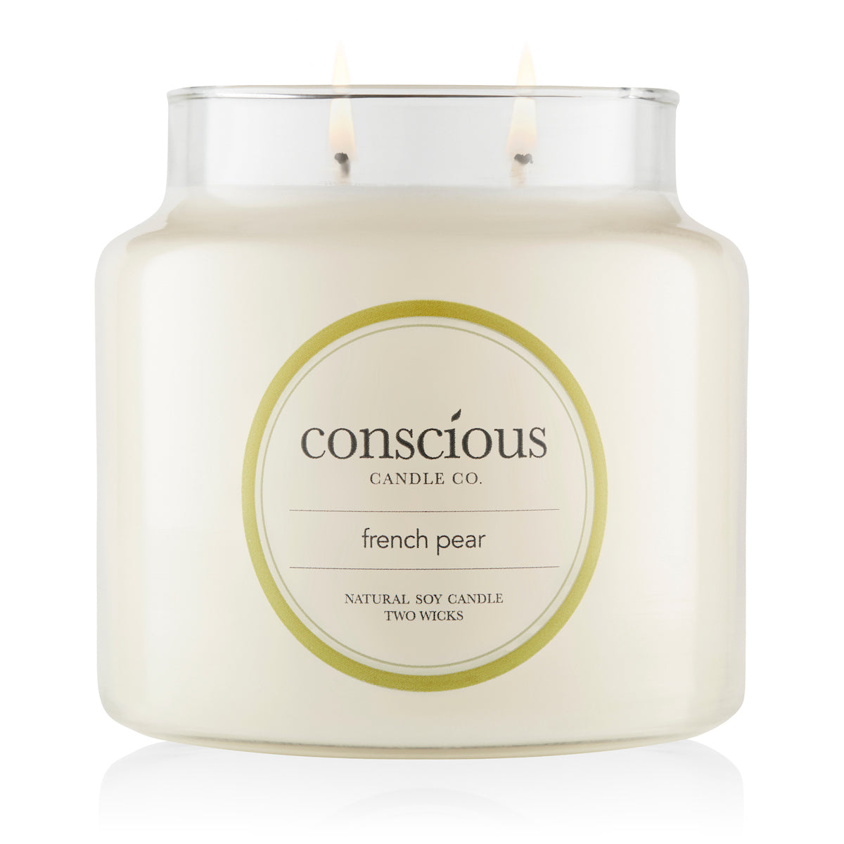 French Pear 510g Soy Candle TWIN WICKS
