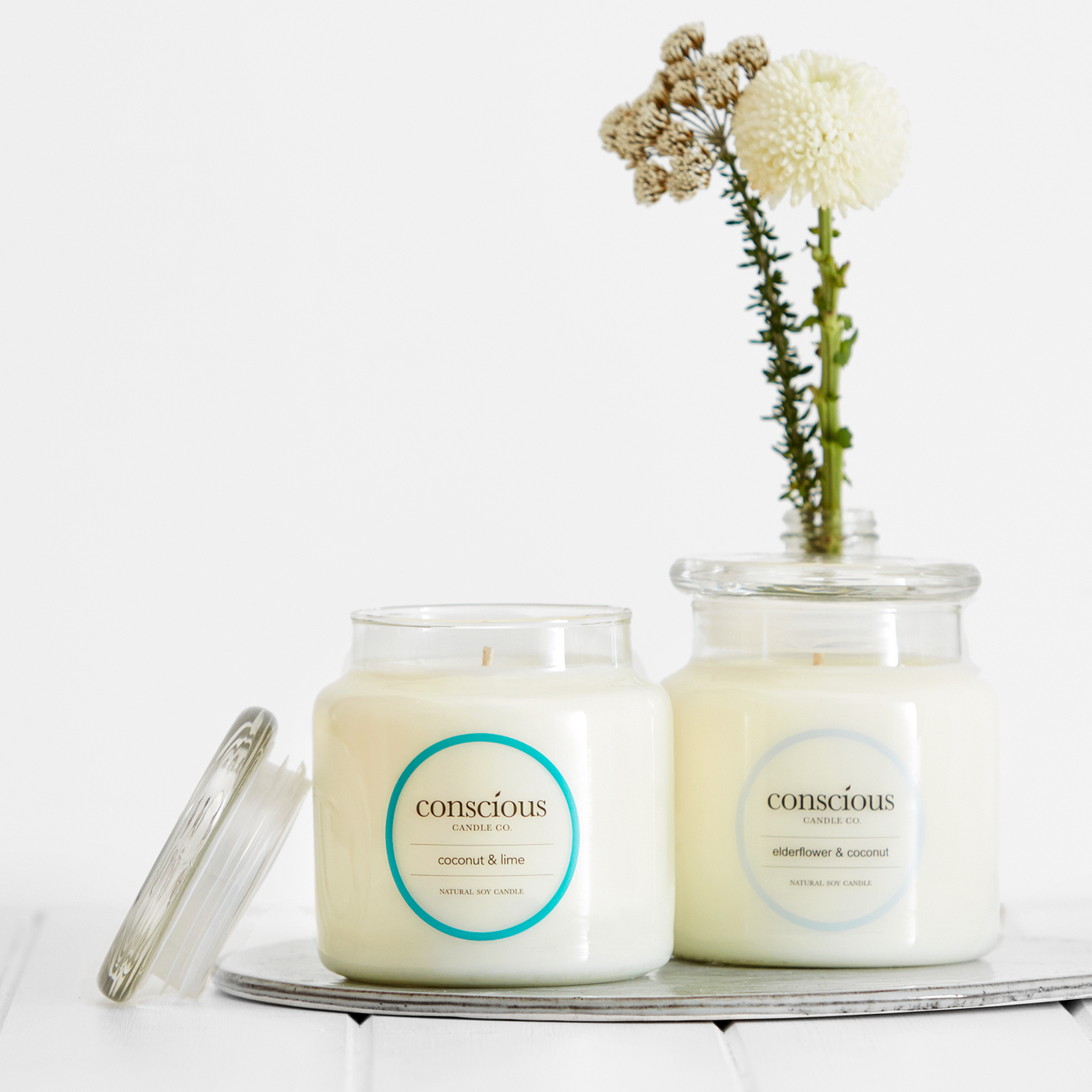 Coconut & Lime 510g Natural Soy Candle