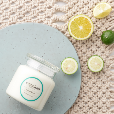 Coconut & Lime 510g Natural Soy Candle